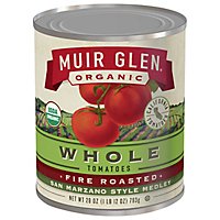 Muir Glen Tomatoes Organic Whole Fire Roasted San Marzano Style - 28 Oz - Image 3