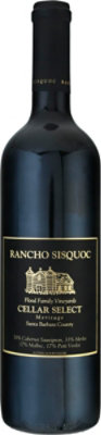 Rancho Sisquoc Meritage Cellar Select Wine - 750 Ml - Image 2