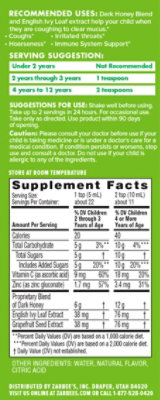 Zarbee's Naturals Childrens Dark Honey Grape Cough Syrup + Mucus - 4 Fl. Oz. - Image 5