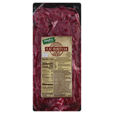 Signature Farms Beef Steak Flat Iron Boneless - 1.5 Lb - Image 1