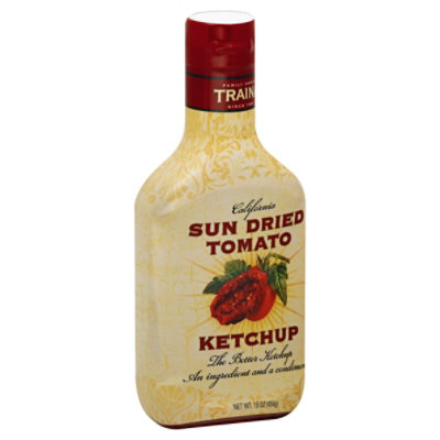 Traina Ketchup Tomato Sun Dried Classic - 16 Oz