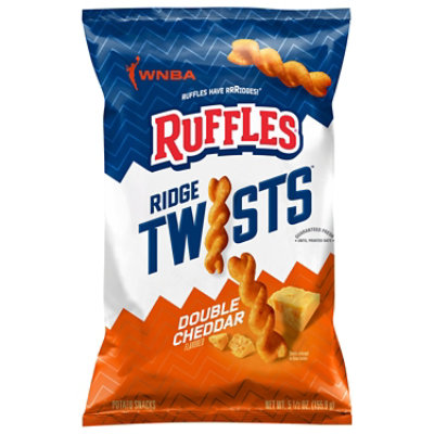  Ruffles Double Cheddar Flavored Twists Potato Snacks - 5.5 Oz - Image 2