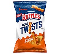 Ruffles Double Cheddar Flavored Twists Potato Snacks - 5.5 Oz