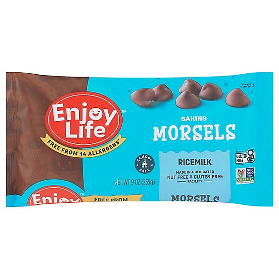 Enjoy Life Chocolate Ricemilk Baking Morsels - 9 Oz. 