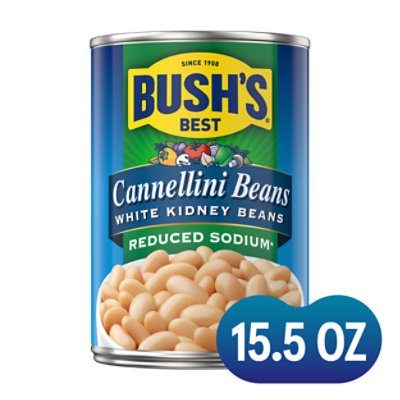 Bush's Reduced Sodium Cannellini Beans - 15.5 Oz - Image 1