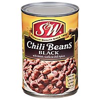 S&W Beans Chili Black - 15.5 Oz - Image 1