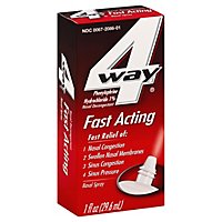 4 Way Nasal Spray Fast Acting - 1 Fl. Oz. - Image 1