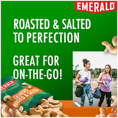 Emerald Cashews Roasted And Salted - 7-0.62 Oz - Image 2