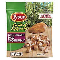 Tyson Grilled & Ready Diced Oven Roasted Chicken Breast - 22 Oz - Image 1