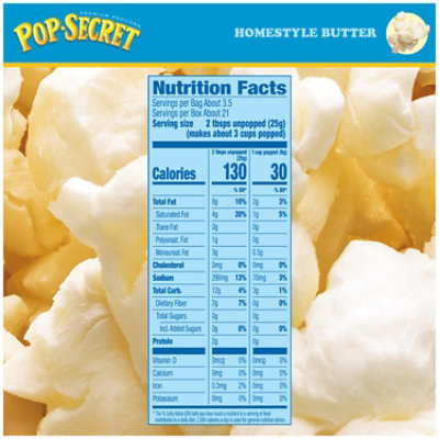 Pop Secret Homestyle Microwave Popcorn 6 Count - 3.2 Oz - Image 4