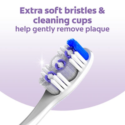 Colgate 360° Enamel Health Extra Soft Manual Toothbrush for Sensitive Teeth - Each - Image 2