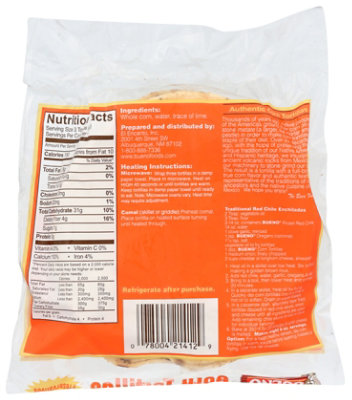 Bueno Tortillas Corn Premium Stone Ground Bag 12 Count - 8 Oz - Image 2