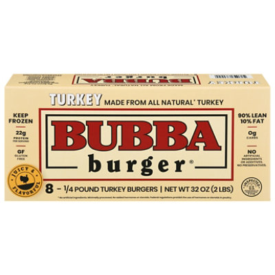 Bubba Burger Turkey Frozen - 2 Lb - Image 3