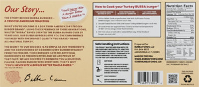 Bubba Burger Turkey Frozen - 2 Lb - Image 6