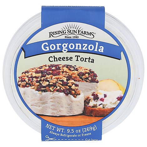 Rising Sun Farms Torta Cheese Gorgonzola With Hazelnuts - 9.5 Oz
