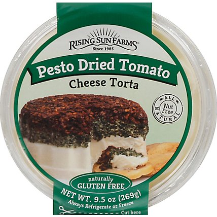 Rising Sun Farms Torta Cheese Pesto Dried Tomato - 9.5 Oz - Image 2