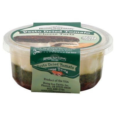 Rising Sun Farms Torta Cheese Pesto Dried Tomato - 9.5 Oz