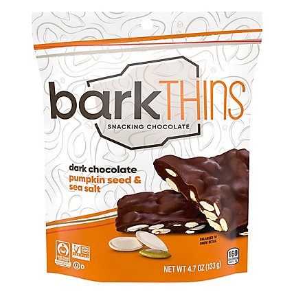 Bark Thins Dark Chocolate Pumpkin Seed - 4.7 Oz - Image 3