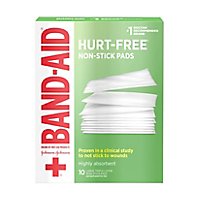 BAND-AID Pads Non-Stick Large - 10 Count - Image 1