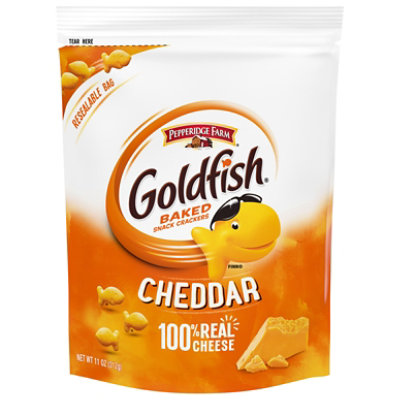 Pepperidge Farm Goldfish Crackers Baked Snack Cheddar On The GO Pack - 11 Oz