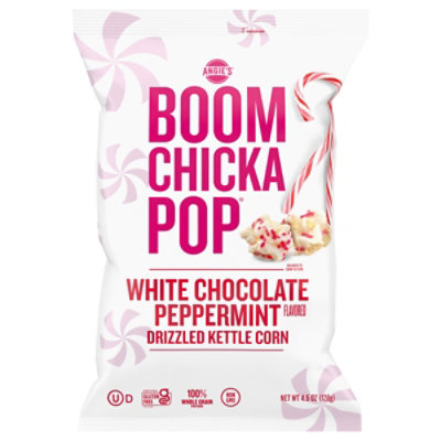 Angie's BOOMCHICKAPOP White Chocolate & Peppermint Flavored Kettle Corn Popcorn - 4.5 Oz - Image 4