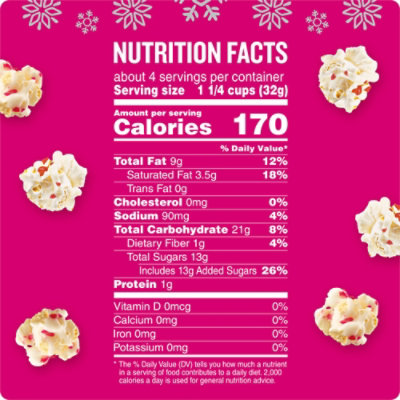 Angie's BOOMCHICKAPOP White Chocolate & Peppermint Flavored Kettle Corn Popcorn - 4.5 Oz - Image 4