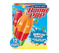Bomb Pop Hawaiian Punch Ice Pops - 12-1.75 Fl. Oz.