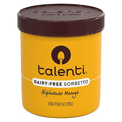 Talenti Sorbetto Dairy Free Alphonso Mango - 1 Pint - Image 3