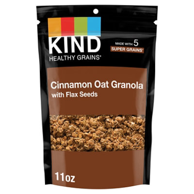 KIND Healthy Grains Clusters Cinnamon Oat with Flax Seeds - 11 Oz - Image 2