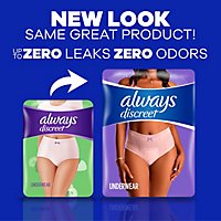 Always Discreet Incontinence Underwear for Women Maximum Absorbency Large - 17 Count - Image 2