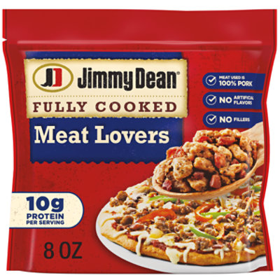 Jimmy Dean Fully Cooked Meat Lovers Crumbles - 8 Oz