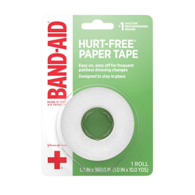 BAND-AID Paper Tape Small 1 Inch - Each - Image 1