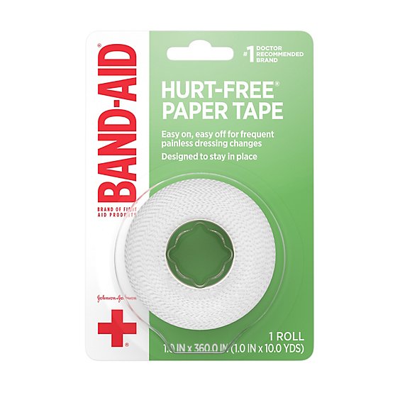 BAND-AID Paper Tape Small 1 Inch - Each
