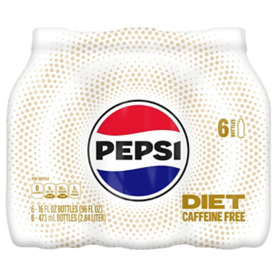 Pepsi Soda Diet Caffeine Free - 6-16 Fl. Oz. - Image 2