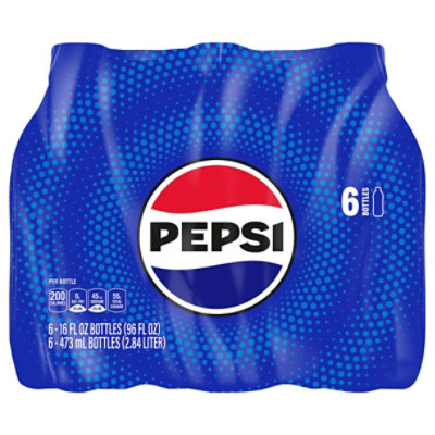 Pepsi Soda - 6-16 Fl. Oz. - Image 2