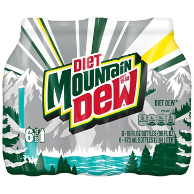 Mtn Dew Soda Diet - 6-16 Fl. Oz. - Image 2
