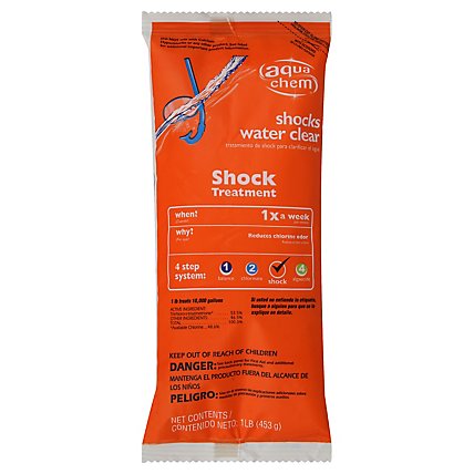 Aqua Chem Shock Treatment Bag - 1 Lb - Image 1