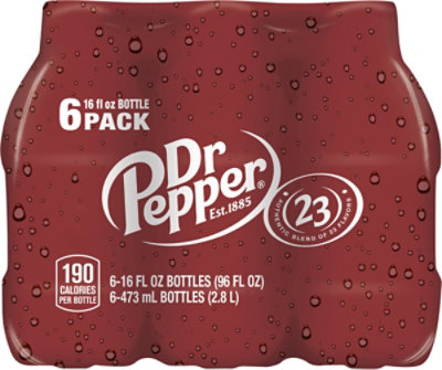 Dr Pepper Soda 16 fl oz bottles 6 pack - Image 6