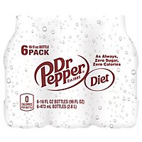 Diet Dr Pepper Soda 16 fl oz bottles 6 pack - Image 3