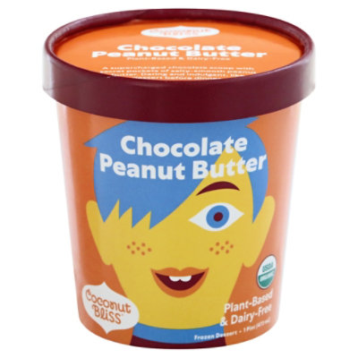 Luna & Larrys Coconut Bliss Chocolate Peanut Butter - 1 Pint