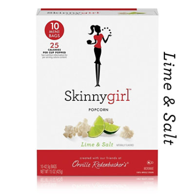 Skinnygirl Popcorn Lime & Salt - 10-1.50 Oz
