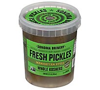 Sonoma Brinery Manhattan Whl Kosher Pickles - 32 Oz