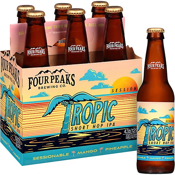 Four Peaks Session Tropic Short Hop IPA Bottles - 6-12 Fl. Oz.