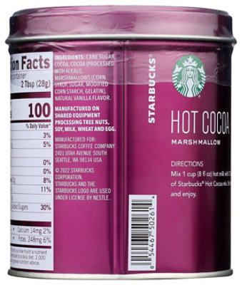 Starbucks Hot Cocoa Mix Marshmallow - 7 Oz - Image 2