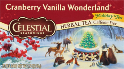 Celestial Seasonings Herbal Tea Cranberry Vanilla Wonderland - 20 Count - Image 2