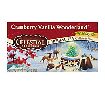 Celestial Seasonings Herbal Tea Cranberry Vanilla Wonderland - 20 Count
