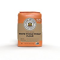 King Arthur Baking Company Stone Ground White Whole Wheat Flour - 5 Lb - Image 1