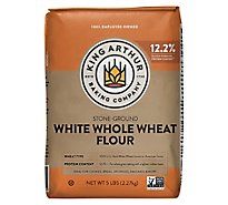 King Arthur Baking Company Stone Ground White Whole Wheat Flour - 5 Lb