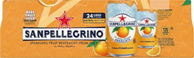 San Pellegrino Sparkling Beverage Orange Aranciata - 24-11.15 Fl. Oz. - Image 1