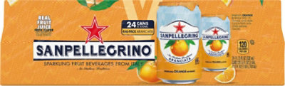 San Pellegrino Sparkling Beverage Orange Aranciata - 24-11.15 Fl. Oz. - Image 3